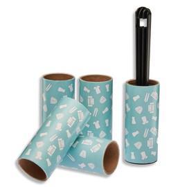 Smart-Planet Lint Roller 5 Rolls 100 Sheets Extra Sticky Lint Remover for Dust, Dirt and Hair, Pet Hair Removal for Dog Hair Cat Hair
