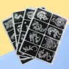 Pack of 32 Stencils Tattoo Stencils Glitter Tattoo Stencils Temporary