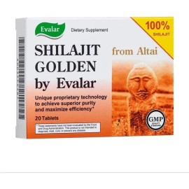 Pure 20 tab. Golden Altai Shilajit Pure Organic Mumijo Mumie Shilajeet