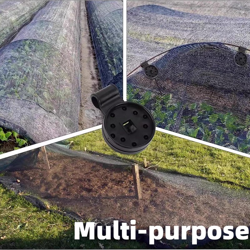 50 Plastic Clips for Sun Protection Nets Awning Clips Black