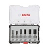 Bosch Professional 6-Piece Groove Cutter Set (for Wood, Accessories for