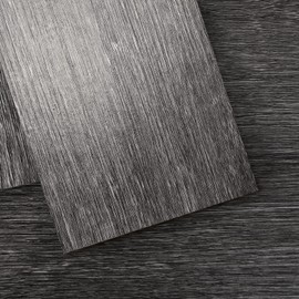 Art3d 36-Pack 54 Sq.ft Peel and Stick Floor Tiles Vinyl Plank Flooring Wood Look, Adhesive and Waterproof Tile Sticker for Bedroom, Living Room, Kitchen, RV in Ebony