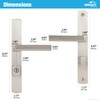 Wright Products - Serenade Mortise Keyed Lever Mount Latch with