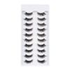 Cat Eye lashes 10 pairs Short Faux M ink Lashes