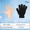 Motique Accessories Black Kids Gloves Magic Knit Gloves for Girls/Boys