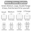 8 Pairs Powerbeats Pro Ear Tips Buds, 4 Size Replacement