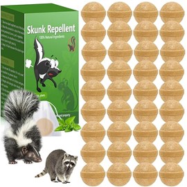 36 Pack Raccoon Repellent Outdoor, Keep Skunk, Raccoon, Mouse, Mice Away Yard, Garden, Farm & Attic