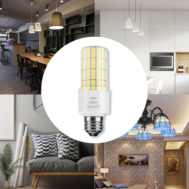 ZP A19 Led Light Bulb 300W Equivalent 40W Bulbs 5000