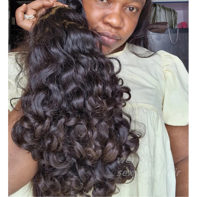 Vietnamese Raw Human Hair Weave Bundles High Quality Original Double