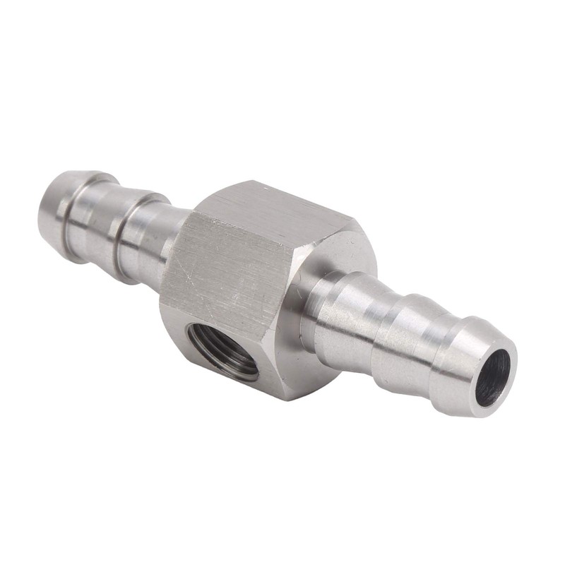 Fuel Pressure Sensor T Fitting Adapter with 2 x Plastic
