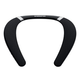 Monster Boomerang Neckband Bluetooth Speaker, Neck Speaker Bluetooth Wireless, 12H Playtime, True 3D Stereo Sound, Portable Soundwear, IPX7 Waterproof, for Home Sport Outdoor