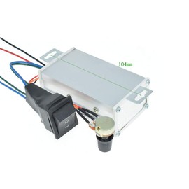 tatoko DC Motor Speed Controller, Brush Motor Driver Controls Module DC 9V-60V 12V 24V 36V 48V 60V Motor Pulse Width Modulator Regulator 20A 1200W PWM Monitor Dimmer Governor