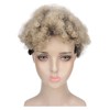 Short Curly Wig Fashion Soft Breathable Adjustable Cosplay Accessory Synthetic