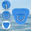 PATIKIL 3.5" Paddle Board D Rings, 6 Pcs Stainless Steel