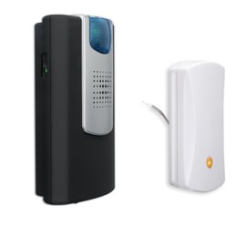 HM.70873.W Bell Forwarding System Ringtone Transmission Doorbell Radio Transmission Chime Signal Complete Set
