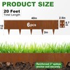 Cor Ten Steel Landscape Edging 20FT Kit – Bendable Design