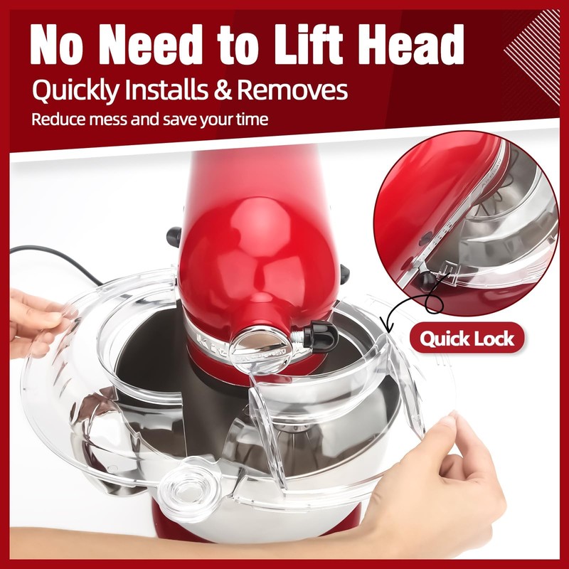 Pouring Shield for Kitchen Aid 4.5-5 QT