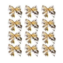 AIXXCUVQ Sparkling Christmas Tree Ornament Baubles Set Creating Festive Atmosphere Christmas Tree Decoration Cloth Decorations, red 12pcs