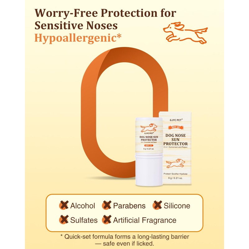 GJYC PET Dog Nose Protector Balm – Moisturizing Sun Protection
