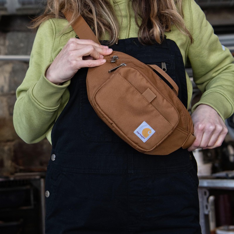 Carhartt Essential Waist, Durable, Water-Resistant Hip Pack, Gravel, One Size,