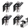 4 Piece End Clamp Bracket Balcony Power Station 30 mm
