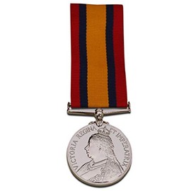 Trikoty Queens South Africa Medal Boer War Full Size With Ribbon Infantry Army Reproduction
