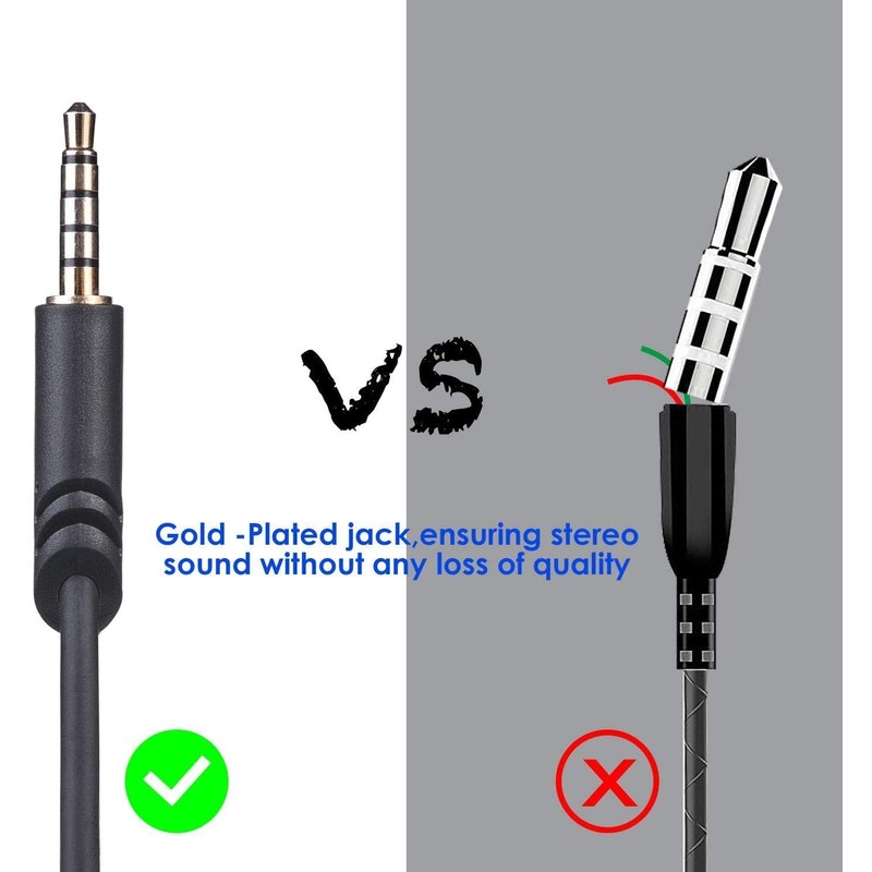 Replacement Cable for Astro A10/A40 Gaming Headset Audio Mute Cable