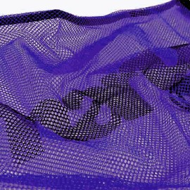 Maru Mesh Swimming Drawstring Bag, for Men, Women and Kids, Essential Accessories for Sport or PE Trainning Equipment and Wet Kit Backpack, Heavy Duty Nylon Mesh Bag (Purple, One Size)