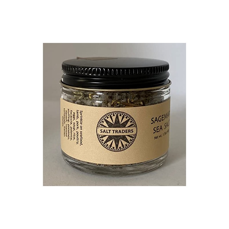 Salt Traders Sagemary Flavor, Gourmet Infused Sea Salt - 1.5