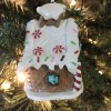 Peppermint Gingerbread House decorated Christmas Tree ornament 2011, Old Stock