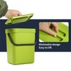 Spesh 2 Pcs (3L+5L) Food Waste Bins Hanging Trash Cans