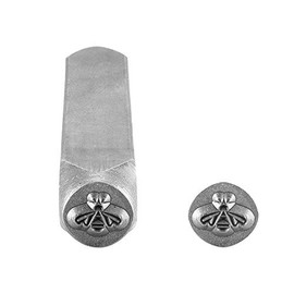 Yoption Bee Metal Punch Stamp Stamping Tool 6mm for Stamping/Punching Metal, Jewelry, Clay, Leather, Wood