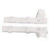 2Pcs High Strength ABS Front Bumper Bracket 6400F549 Replacement for