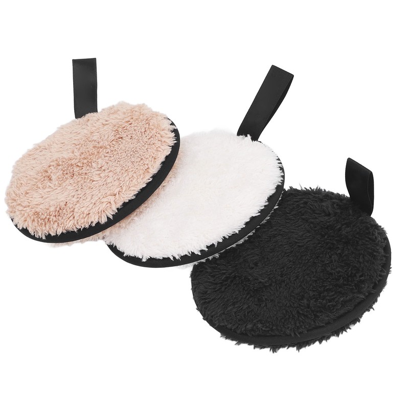 Makeup Remover Puff 3 Colors Purifies Skin Pore Cleansing Exfoliation