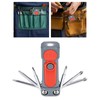 F Fityle Multifunctional Screwdriver Tool, Pocket Screwdriver Phillips and Flat