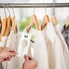 ZOOFOX 80 Pack Clothing Rack Size Dividers, White Blank Hangers
