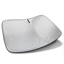 Autotech Park Foldable Sunshade Compatible with 2020-2025 Mercedes CLA Sedan, UV Reflective and Easy Storage, Custom-fit Car Windshield Sun Shade