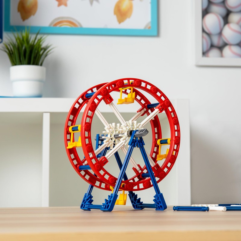 Basic Fun K'NEX Mini Ferris Wheel Building Set, 48 Pieces