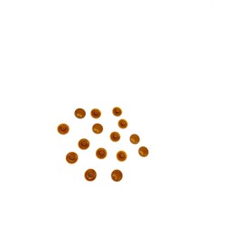 100 Cover Caps for Torx Screws - Torx Screw Cover Made of Plastic in Various Sizes (Oak RAL 1011, TX 30)