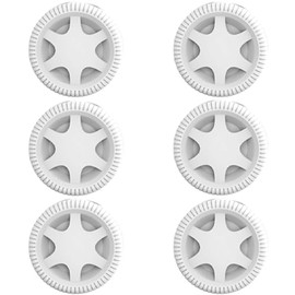 Cable Clips, Wire Management Organizer (White, 6pcs)