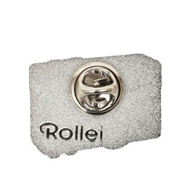 ROLLEI RL-032-SI 35 Camera Pin Badge Camera Motif One Point 109451, Silver
