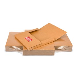 Kayritonz Vinyl Record Mailers 12.5"L x 12.5"W x 1"D Kraft Corrugated Cardboard LP Shipping Boxes for Mailing Packaging Moving Storage, with Fragile Stickers, Brown, 15 Pack