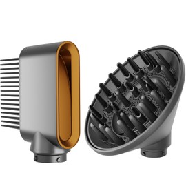 YTCHYYSK Wide-Tooth Comb Pre-Styling Dryer Nozzle Attachment Replacement and Large Diffuser Attachment for Dyson Airwrap Attachments