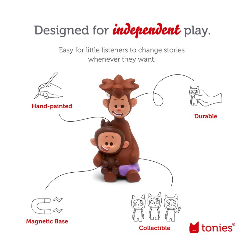 Tonies Tee and Mo Audio Toy Figurine