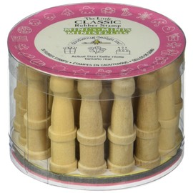 Caron Hampton Art Little Classic Mini 26-Piece Stamp Set, Doodlebug Every Occasion Icons