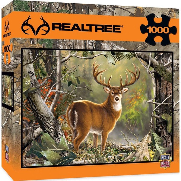 MasterPieces REALTREE Backcountry Buck 1000 Piece Jigsaw Puzzle by Dona Gelsinger