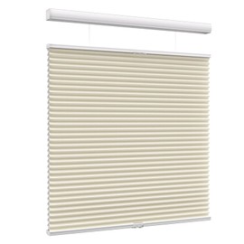 MYshade Top Down Bottom Up Shades Light Filtering Shade Cordless Blinds for Indoor Windows Honeycomb Cellular Sheer Window Blinds & Shades Easy to Install 45" W X 72" H (Beige)