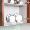 [2 Pack] Dish Plate Storage Drainboard, Tomorotec Pot Lid Holder