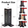 4 Pcs Deck Post Base Bracket,1.5x1.5, 2x2, 2x4, 4x4 Adjustable