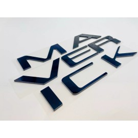 Unbranded Gloss Black Tailgate Insert Letters Badge For MAVERICK Emblem 2022-2024